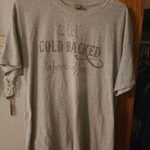 A lil cold backed xl tshirt